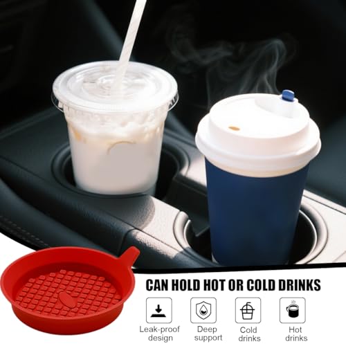 Zpana Porta Vasos para Auto de Silicona, 4 Piezas miniatura 4