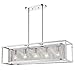 Golden Lighting 2245-5SF CH London Semi-Flush/Pendant, Chrome