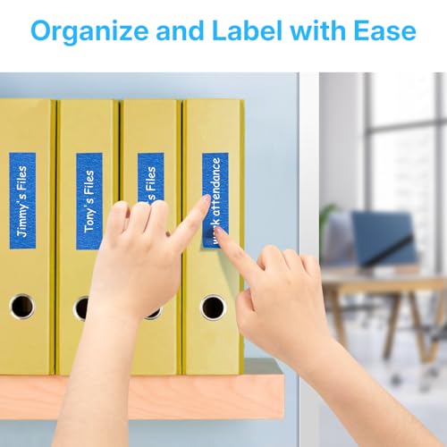 Image of OWLKELA 6 Rolls Blue Painter's Tape 1inch, 164 Feet, Easy Removal, No Residue, Ideal for DIY & Painting Projects