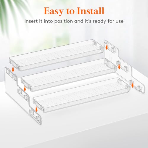 Lifewit Plastic 2 Pack 3-Tier Spice Rack thumb #7