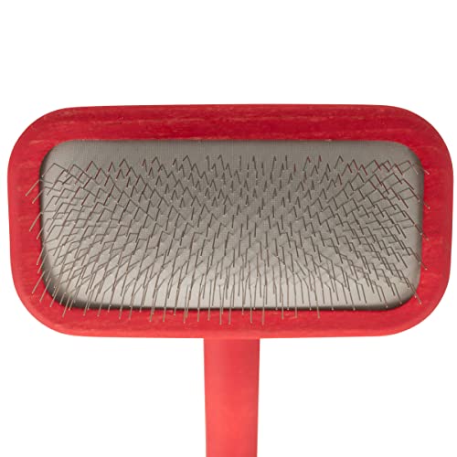 Chris Christensen Mark II Zupfbürste für Haustiere, Rot
