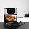 Princess 2-in-1 Air fryer Oven DeLuxe - 62.2% much less power use- 11 L capability - 1800W - 65-200°C - 10 programmes - Incl. rotating basket & spit - 3 baking trays/crumb tray - Take care of - 182075 - Image 5