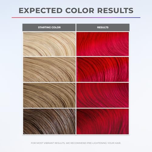 Image of XMONDO Color Pink + Red Shade Shift Depositing Mask, Hair Dye, 8 Fl Oz | Semi-Permanent, Infused with Bond Booster & Hyaluronic Acid for Nourishment, Revitalization & Repair, Vegan Formula