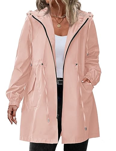 fashion plus size rain jacket