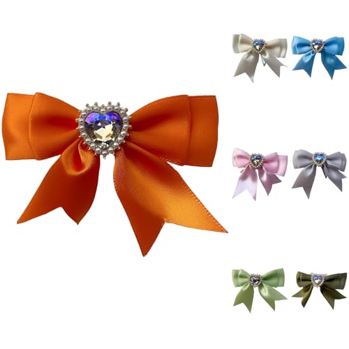 Dijes de cinta de lazo multicolor para peinados de comunión y eventos