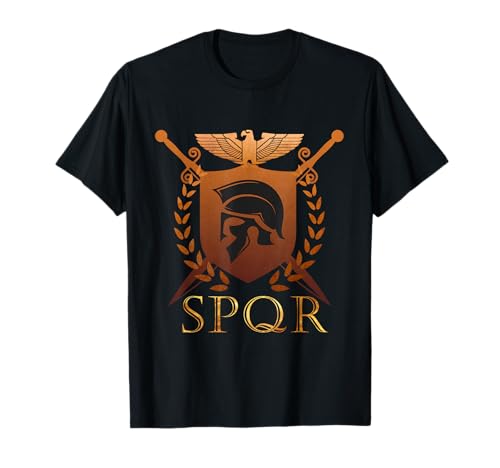 SPQR Camisa Para Amante del Imperio Romano Historia de la Antigua Roma Camiseta