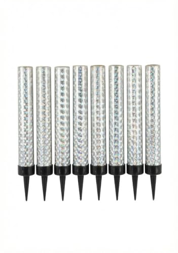 TC Toys 8X Silver Ice Fountain Candles for Cakes & Bottles (12cm) Indoor Sparklers for Birthdays Weddings & VIP Bottle Service Low Smoke Gold Sparkle Effect Cake Toppers