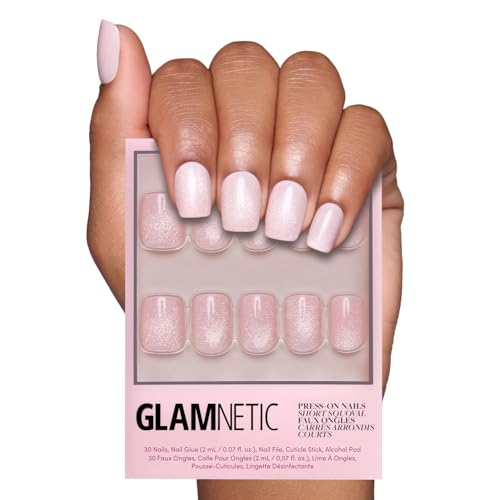 Valentines Day Glamnetic Press On Nails - Pinky Promise | Glossy,...