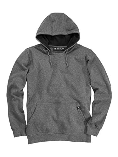 DRI DUCK Woodland Men's Heavyweight Hoodie, Medium, Dark Oxford