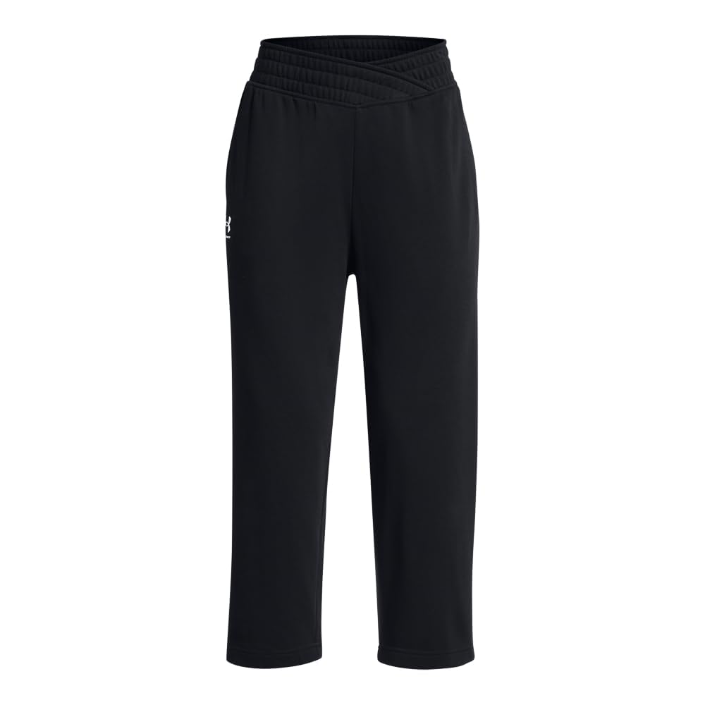 Amazon.com: Under Armour Women's Rival Terry Wide Leg Crop
