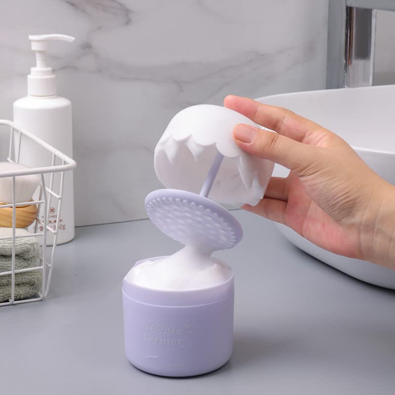 Miniatura 4 de Máquina de espuma limpiadora facial portátil  Taza de espuma rápida para lavado facial y champú, generador de espuma de mano con diseño apto para