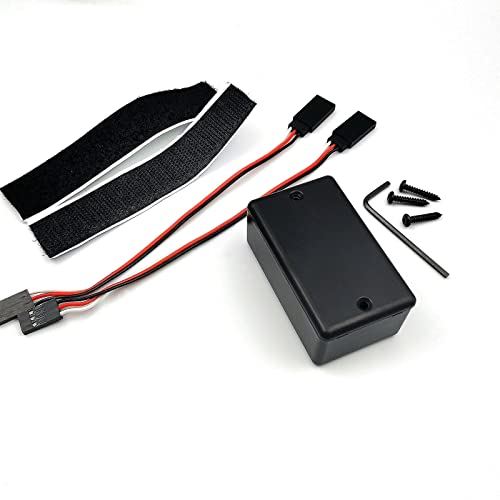 Caja impermeable de receptor para pilotar lanchas RC y coches en barro
