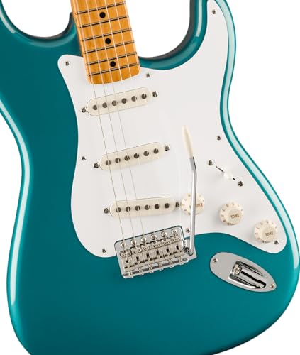 Fender Vintera II ’50s Stratocaster MN Ocean Turquoise – Guitare Électrique - Les Beatles, Paul McCartney, John Lennon, RIngo Starr, George Harrison Fender Vintera II '50s Stratocaster MN Ocean Turquoise - Guitare Électrique – Image 4