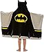 Batman Kids Soft Terry Cotton Bath / Beach / Pool Hooded Towel Wrap, 24 x 50