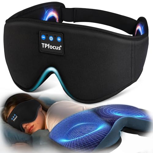 3D Bluetooth ASMR Wireless Music Sleep Headphones, Ultra Soft Sle...