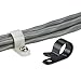 PANDUIT CCH81-S10-C0 Fixed Dia Clamp, .81" (20.1mm) Bundle, #