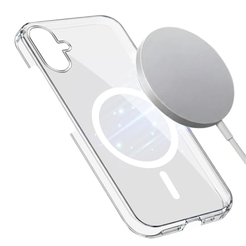 Image of Jkobi Lifetime Anti-Yellow MagSafe Compatible Clear Back Cover Case for Samsung Galaxy A06 (Sleek Hard Crystal | Shockproof and Camera Protection)