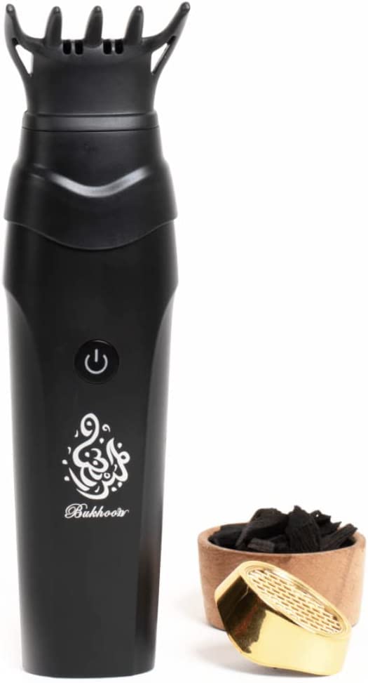 Yameem Comb Bukhoor Usb Electric Dukhoon Burner Bakhoor , Car Bukhoor Dukhoor V2 - BAKHOOR BURNER (Black)