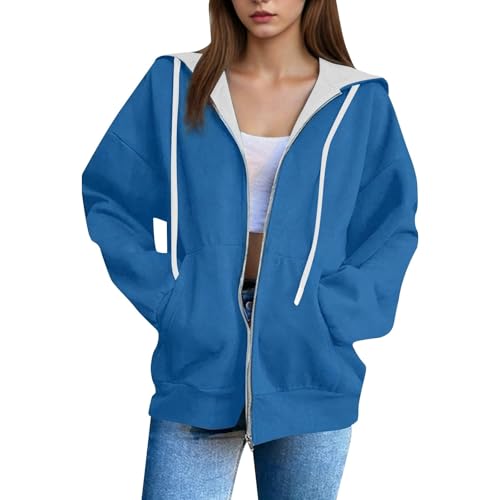 Sweat-shirt à capuche imprimé au motif tendance style décontracté et urbain femme /A
