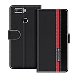 UOGNADGD Lederhülle Kompatibel mit Leagoo S8 Pro Klappbares Portemonnaie-Hülle mit Magnetverschluss Ständer & Kartenfächern stoßfestem Schutz (Schwarz)