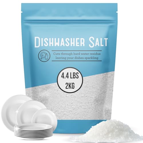 Comparison: Best Salt For Hard Water 6 IMPRESA Dishwasher Salt for Hard Water - 4.4 lb (2 kg) Coarse Grain Water Softener Salt - Pure Additive-Free & Spotless Finish - compatible with Bosch, Miele, Whirlpool & Thermador Models