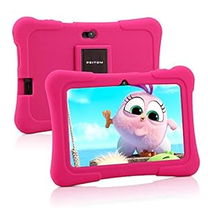 PRITOM Kids Tablets 7 Inch, WiFi Tablets for Children, Android 10, 16GB ROM,Toddler Tablet, BT, Dual Camera, Parental…