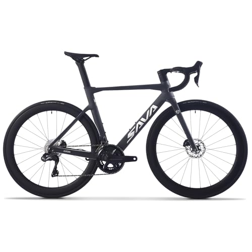 SAVADECK Carbon Siber Road Bike, 24 Speeds Shifting Road