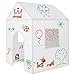 Imagine Playhouse Starter-Set Kinder Spielhaus bemalbar und abwaschbar Inkl. Stiften zum Malen & Sticker | Indoor und Outdoor für Kinderzimmer und Garten geeignet [ImagiNew Playhome]