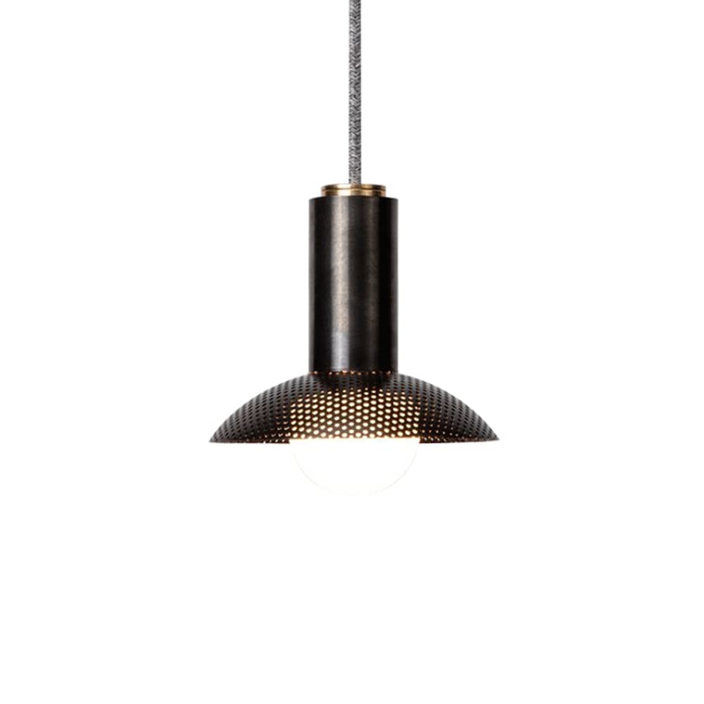 Lustre nid d'abeille en métal noir haut de gamme pour intérieur chic
