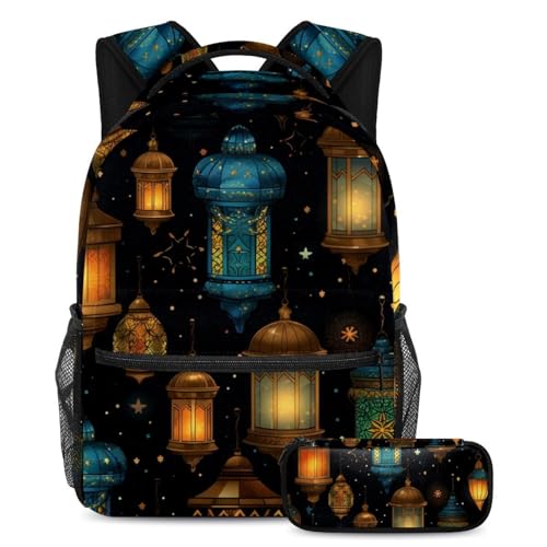 Sac de voyage de grande capacité Ramadan Lanterns le compagnon des sorties et du collège