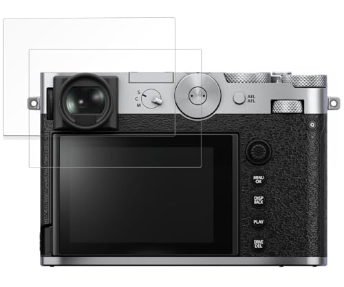 【2枚】For FUJIFILM GFX100RF フィルム 【JYJIEJIE】気泡防止 極薄 高透過率 旭硝子9H 耐指紋 耐衝撃 防汚 撥水撥油 FUJIFILM GFX100RF 液晶保護フィルム
