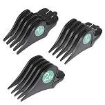 3 PCS Clipper Guards Set, Hair Clipper Guards for Most Wahl Hair Clippers and Babyliss FX870, Professional Hair Clipper Combs Guides Replacement, 2/1.5/1.25 in Size Range for Blending, Trimming