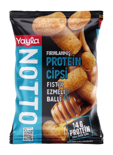 Notto Ballı Yer Fıstıklı Protein Cipsi