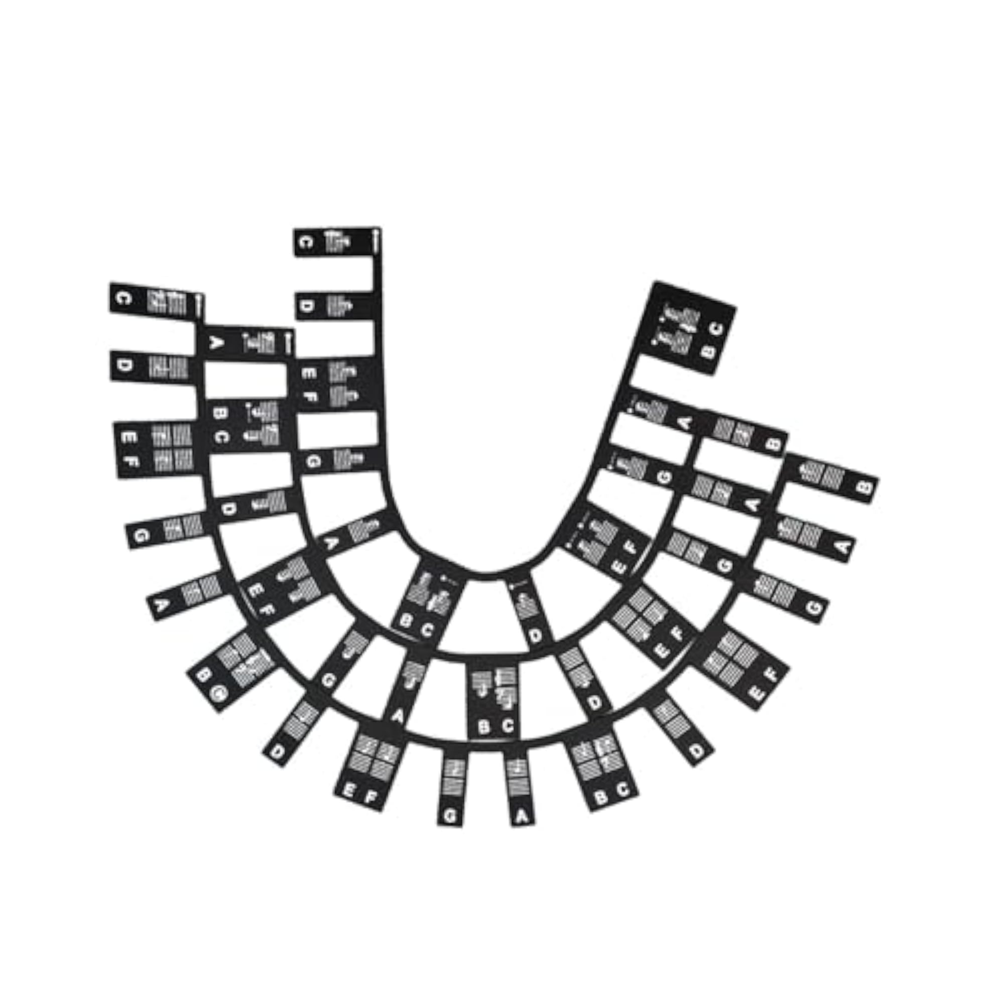 Removable Piano Notes Guide Sticker for 88 Keys