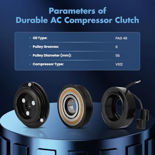 Image of ECCPP AC Clutch 2011-2013 Fit for Hyundai Elantra 1.8L