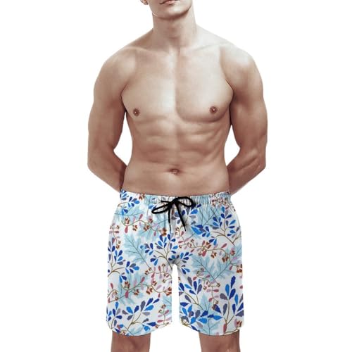 Palm Tree Mens Short Swim Trunks Quick Dry Surf Boys' Summer Beach Beachwear Swimming Suit Swimwear-2