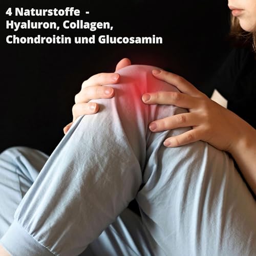 Ultra Gelenk-Kraft Intenz Tabletten hochdosiert - mit Hyaluron, Chonrondtin, Glucosamin ideal für Gelenke, 60 Tabletten von VitaminFuchs