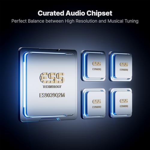 Image of Fosi Audio MD3 Portable DAC Headphone Amplifier Magnetic USB C Mini Amp HiFi Black