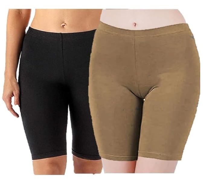 regalia procot Underskirt for Women Girls Safety Anti Bacterial Shorts Boyshort UV Protect Ice Silk Stretchable Cycling Biker Tights Combo Pack-picture-48