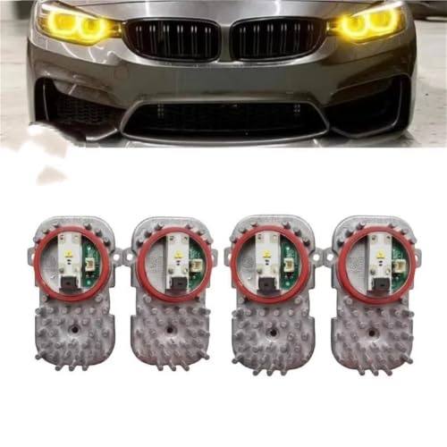 Módulo LED DRL amarillo y balastro de xenón para faros delanteros luces circulación diurna X5 4