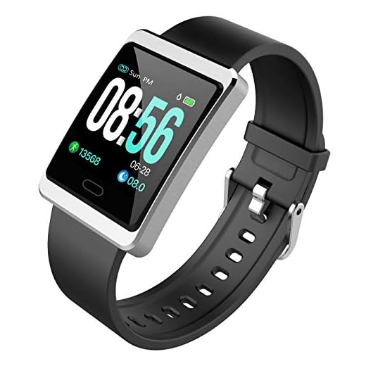 Fitness Tracker with Heart Rate Monitor Smart Watch Blood Pressure Activtiy Tracker Waterproof Touch Screen Pedometer Watch Calorie Step Counter Smart Bracelet for Men Women