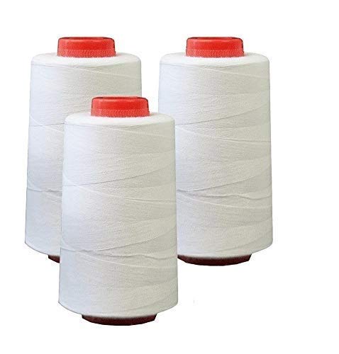 Hilo para overlock blanco pack 3 de poliéster miniatura 1
