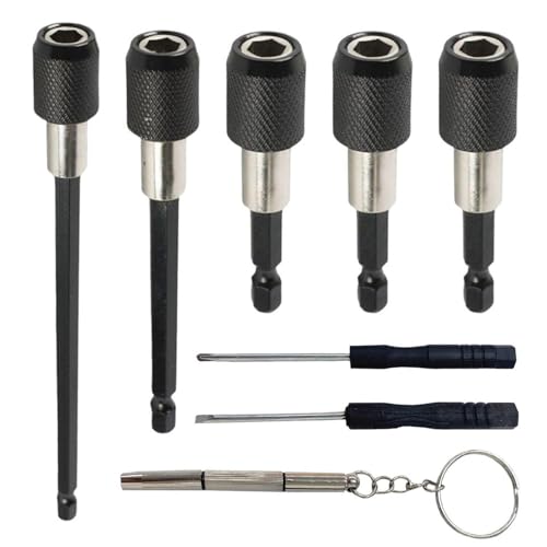 Biela De Broca De 5 Piezas Y Destornillador De 3 Piezas, Accesorios Para Herramientas Eléctricas, Herramientas Portátiles, Adecuadas Para Brocas Y Destornilladores.