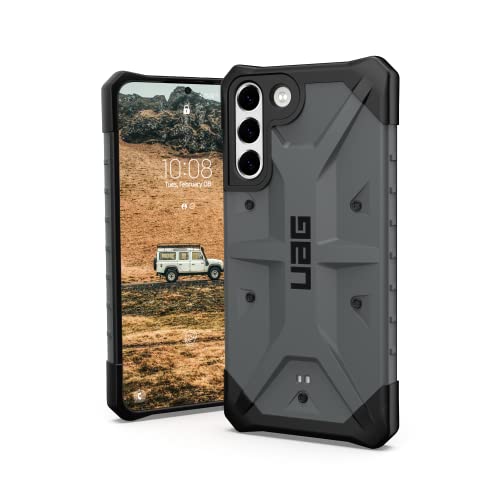 Carcasa UAG Pathfinder Samsung S22 Plus para aventuras al aire libre y uso diario plata