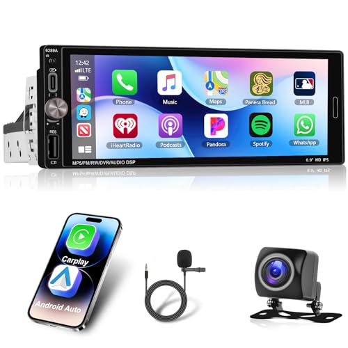 【Audio Versatile: Bluetooth 5.0 e Radio FM con 18 Preselezioni】 Bluetooth stabile per chiamate in vivavoce chiare e streaming musicale senza interruzioni. La radio FM offre notizie sul traffico, meteo e intrattenimento con 18 stazioni preimpostate per un accesso immediato