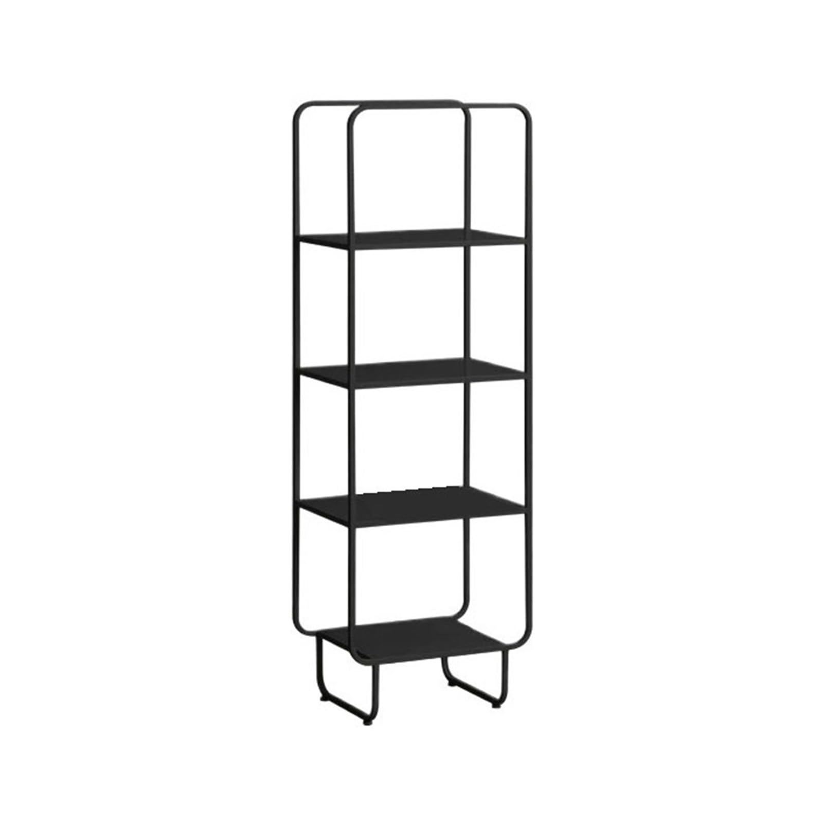 Shihan-2015 Bookcase Minimalism Vertical Home Open Narrow Bookshelf Iron Industrial Style Storage Shelving Unit Display Shelf