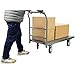24 x 48 Heavy Duty Platform Dolly Cart Flatbed Hand Truck with Wheels Industrial Flat Cart Steel Moving Trolley 2000lb Capacity Rolling Transport Cart Warehouse Carts Industrial Mover Flat Truck Gray