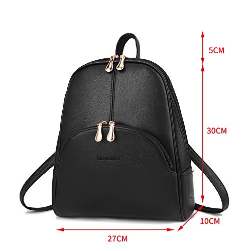 Nevenka 808 Backpack Purse For Women Casual Shoulder Bag Pu Leather Zipper Closure Adjustable Strap thumb #2