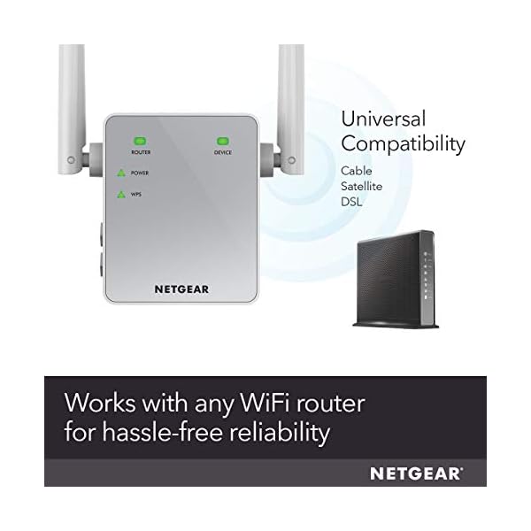 NETGEAR Wi-Fi Range Extender EX3700 - Coverage Up to 1000 Sq Ft and 15 Devices with AC750 Dual Band Wireless Signal Booster & Repeater (Up to 750Mbps Speed), and Compact Wall Plug Design - Image 5