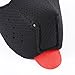 nurdewn Neoprene Puppy Play Hood Dog Muzzle Mask – Adjustable Pup Hood Face Muzzle for Halloween Costume Cosplay, Carnival Party & Roleplay (6 Colors) (BLACK, Onesize)